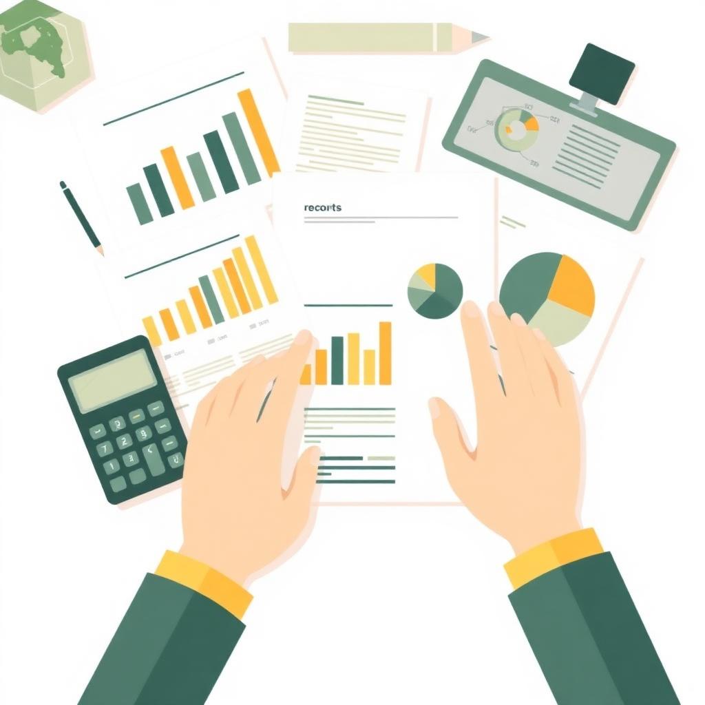 Análise financeira e relatórios